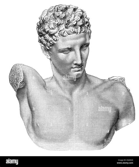 hermes de praxitele|the god Hermes by praxiteles.